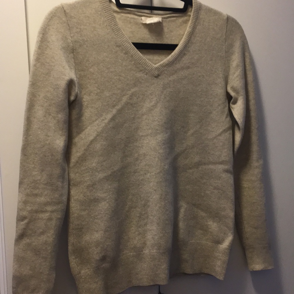 Cashmere j crew sweater
